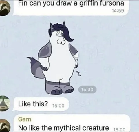 Griffin Fursona Misunderstanding