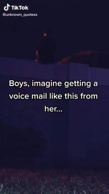 Voice Mail From Her