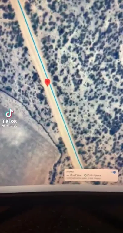 Google Street View в пустыне