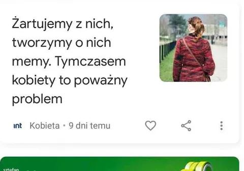 Kobiety to poważny problem
