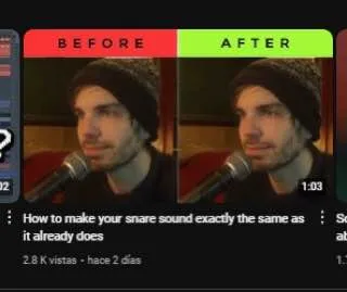 Snare Sounds The Same Before After