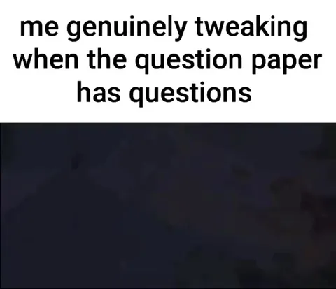 When the Question Paper Has Questions