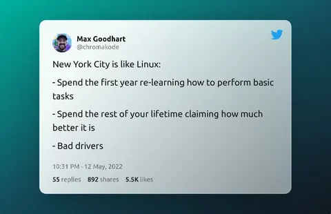 New York City Is Like Linux