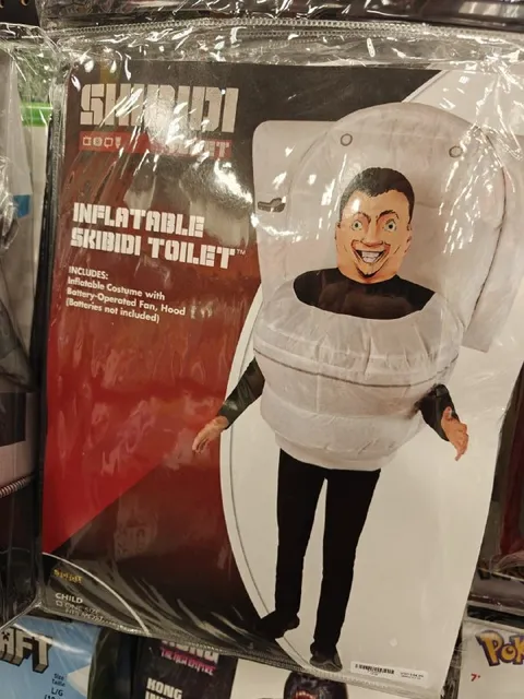 Inflatable Skibidi Toilet Costume