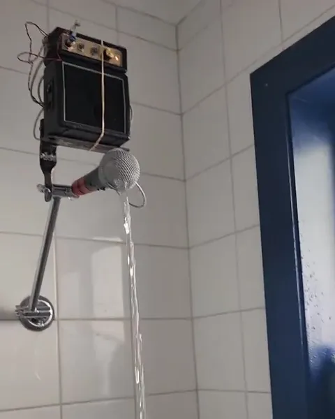 Душ поёт слишком громко