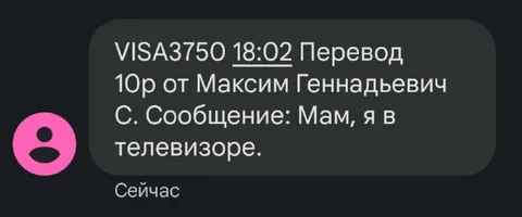 Мам, я в телевизоре