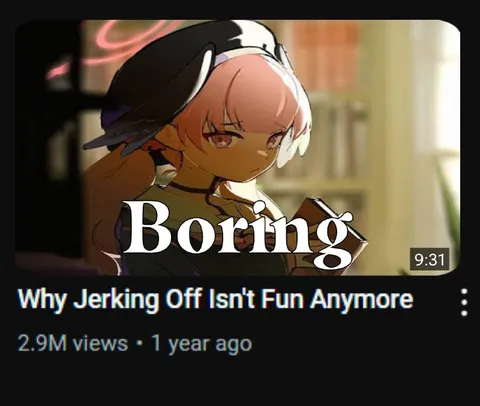Why Jerking Off Isn't Fun Anymore