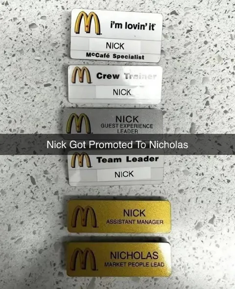 Nick Got Promoted to Nicholas