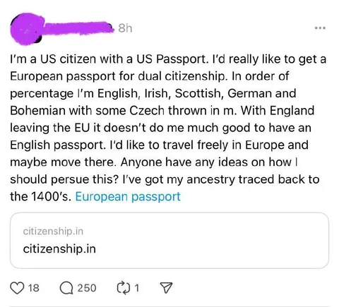 Ancestry Does Not Grant Citizenship