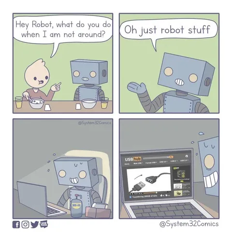 Robot Stuff While You’re Away
