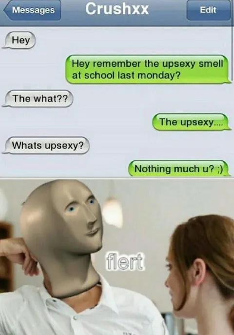 The Upsexy Pickup Line