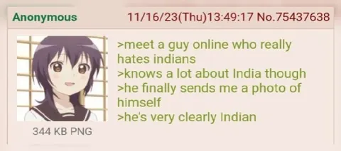 Online Racist Meets Indian Guy
