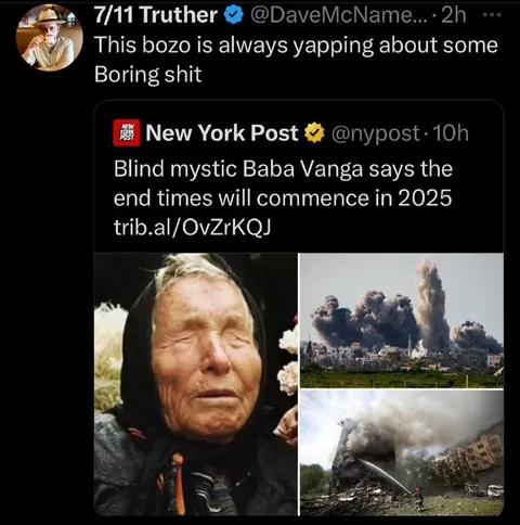 Baba Vanga Predicts the End Times
