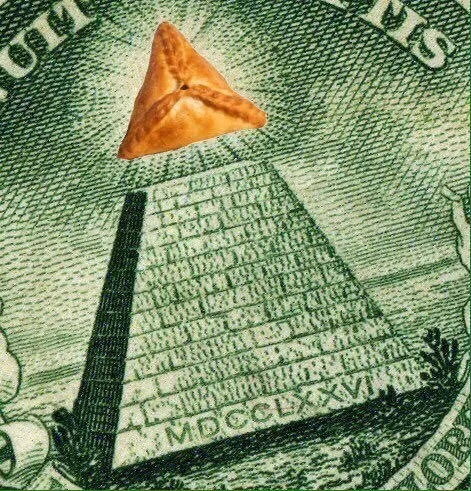 Samosa on a Hundred Dollar Bill