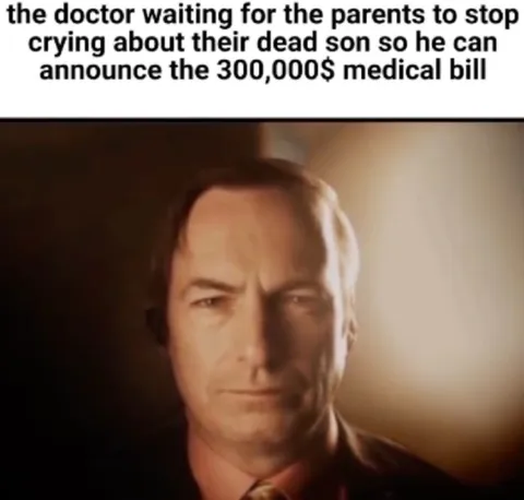Doctor Waiting to Announce the Bill
