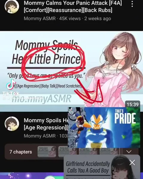 Vegeta Rejects Mommy ASMR