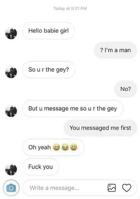 So u r the gey