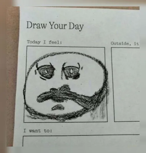 Draw Your Day Sad Face
