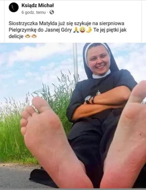Siostrzyczka Matylda i piętki