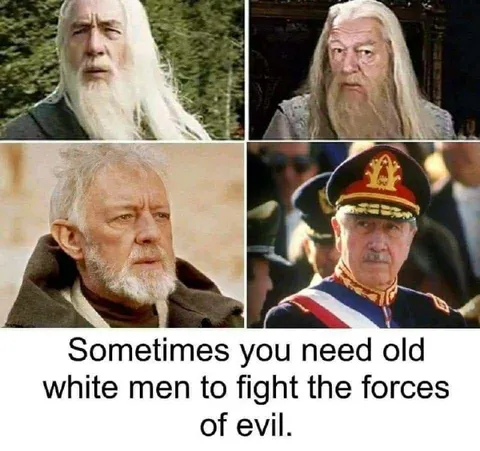 Old White Men Fight Evil