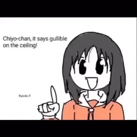 Gullible on the Ceiling Prank