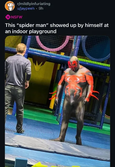 Spider-Man at Indoor Playground