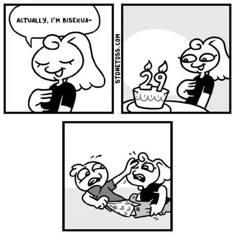 Bisexual Birthday Cake Joke