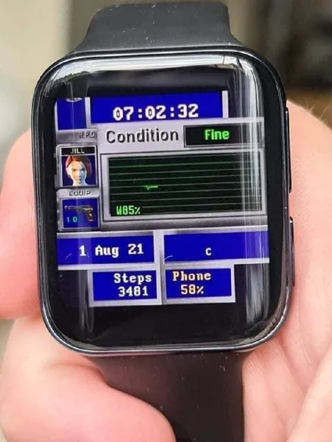 Resident Evil Smartwatch Status