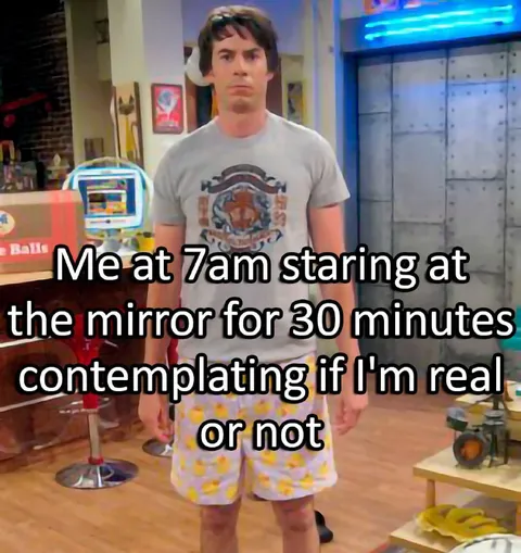 Staring at the Mirror at 7 AM