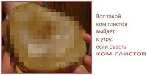 Ком глистов к утру