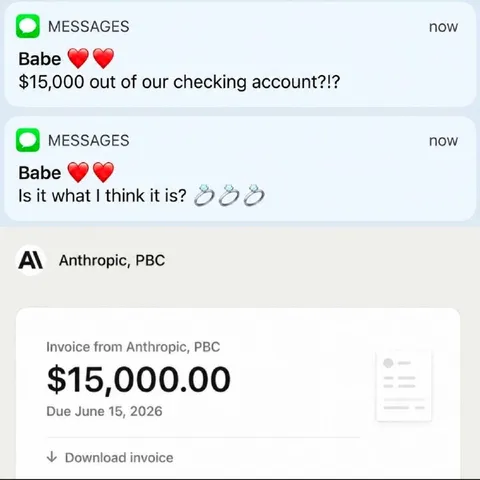 Anthropic Fifteen Thousand Dollar Invoice