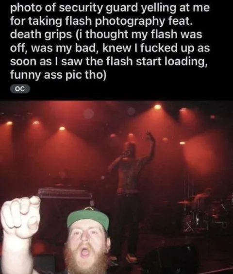 Flash Photography at a Death Grips Show
