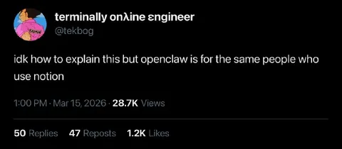 Openclaw Is for Notion People