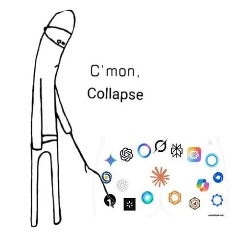 C'mon, Collapse AI Logos