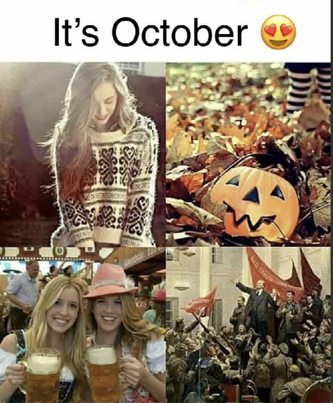 It's October 😍