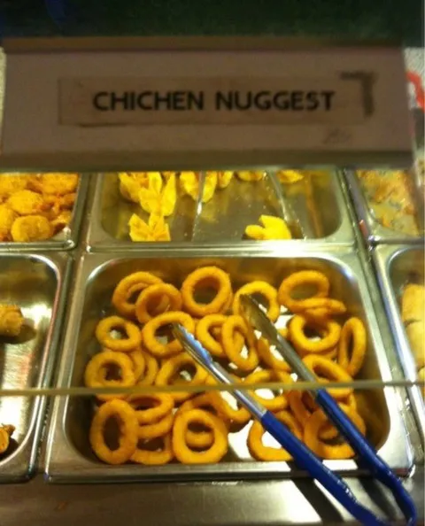 Chichen Nugget Onion Rings
