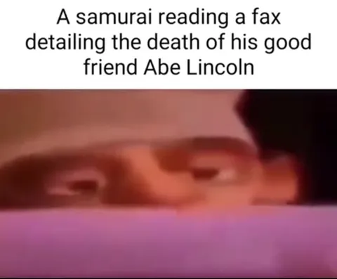 Samurai Learns Lincoln Was Killed