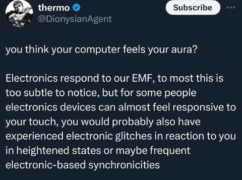 Does Your Computer Feel Your Aura