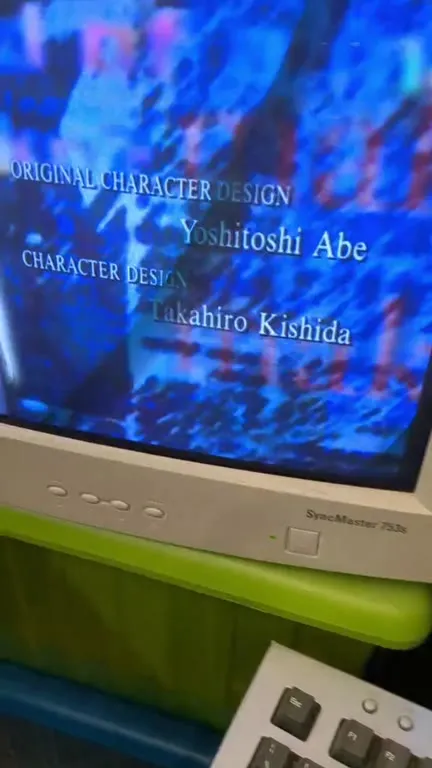 Watching Serial Experiments Lain on CRT
