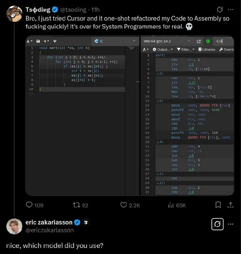Cursor Turns Code Into Assembly