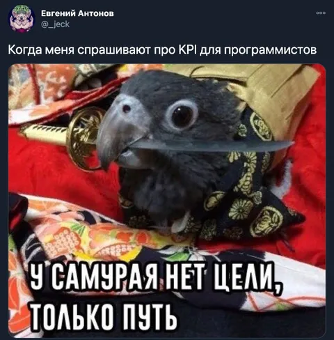 У самурая нет цели