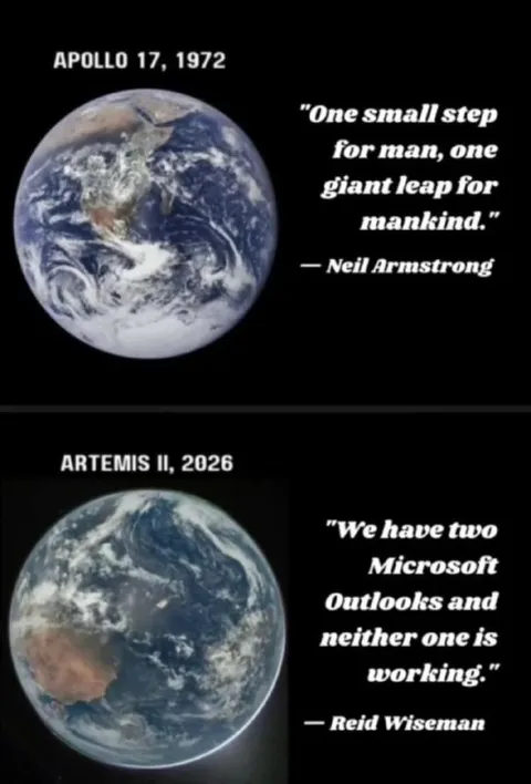 Apollo 17 vs Artemis II Outlooks
