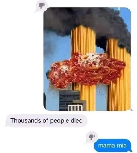 Spaghetti Twin Towers Meme