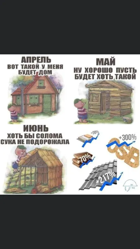 Как меняется дом по месяцам