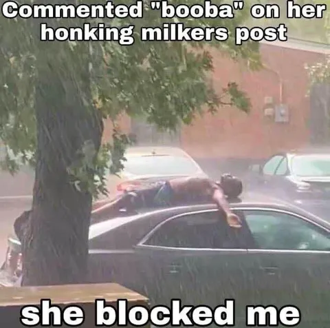 She Blocked Me in the Rain