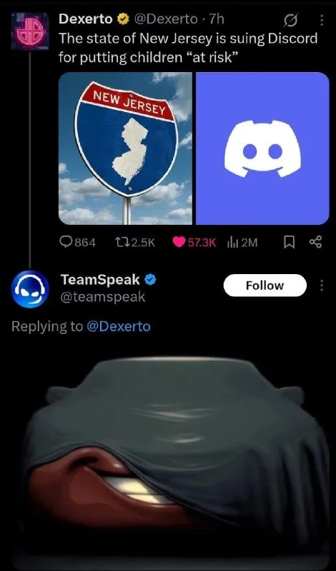 New Jersey Sues Discord