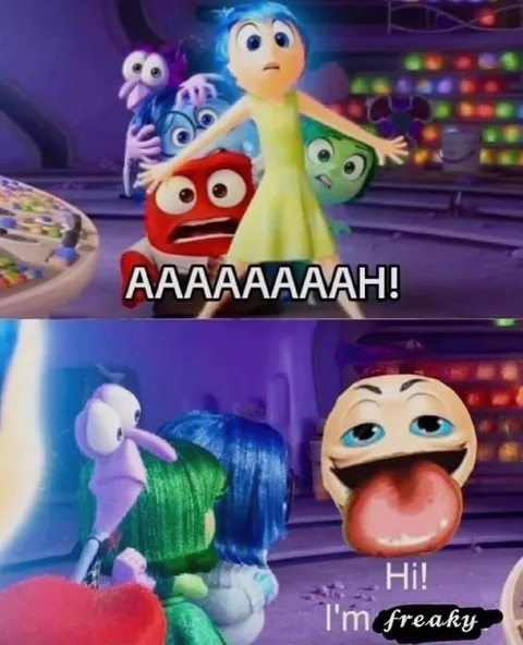 Inside Out Freaky Reaction