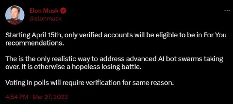 Verified Accounts Beat AI Bots