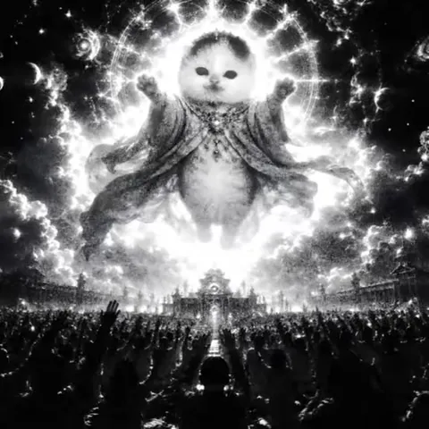 Космический кот-божество