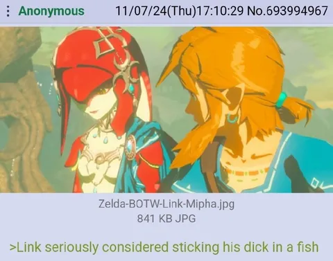 Link and Mipha Romance